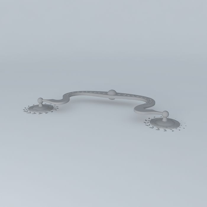 furniture handle 3D model_1