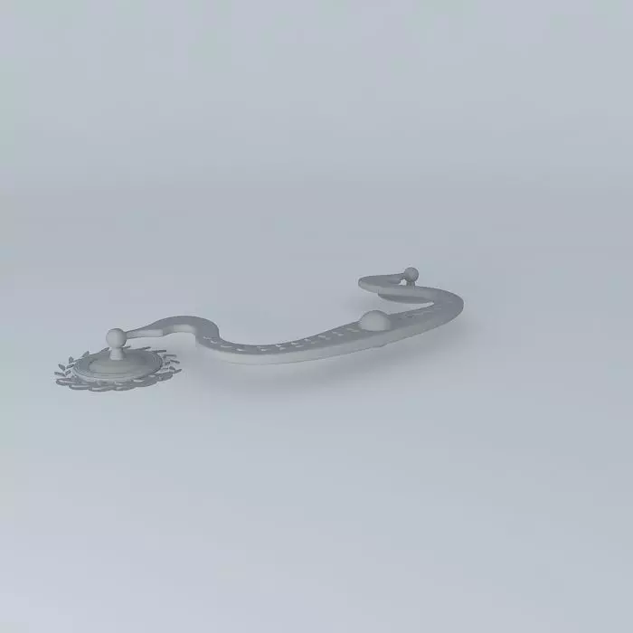furniture handle 3D model_0