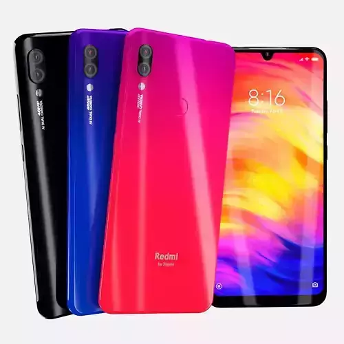 Xiaomi redmi note 7 3D model