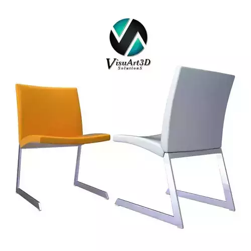 Tulip 935 chair 46 3D model