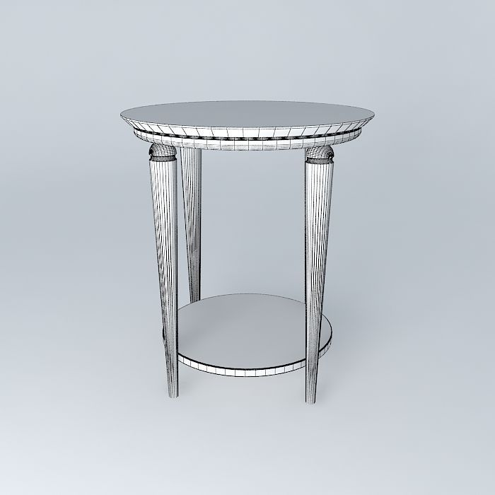 Coffee table Free 3D model_4