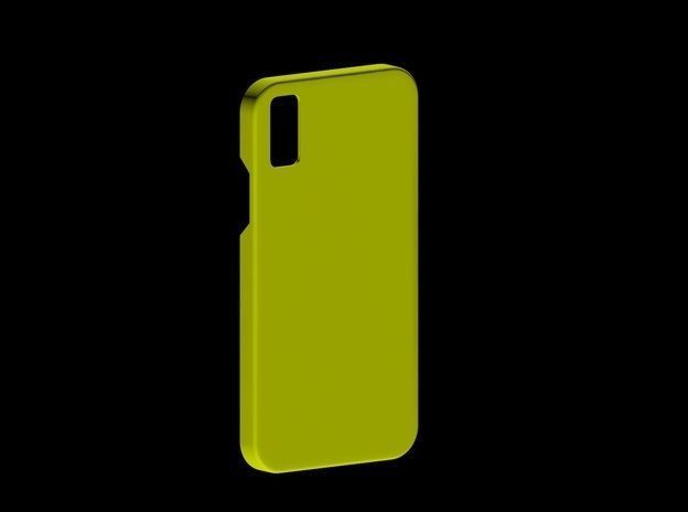 i-phone X solid case 3D print model_1