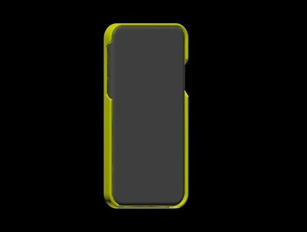 i-phone X solid case 3D print model_2