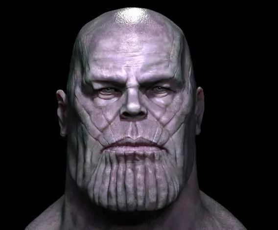 thanos 3D model head 3D model_0