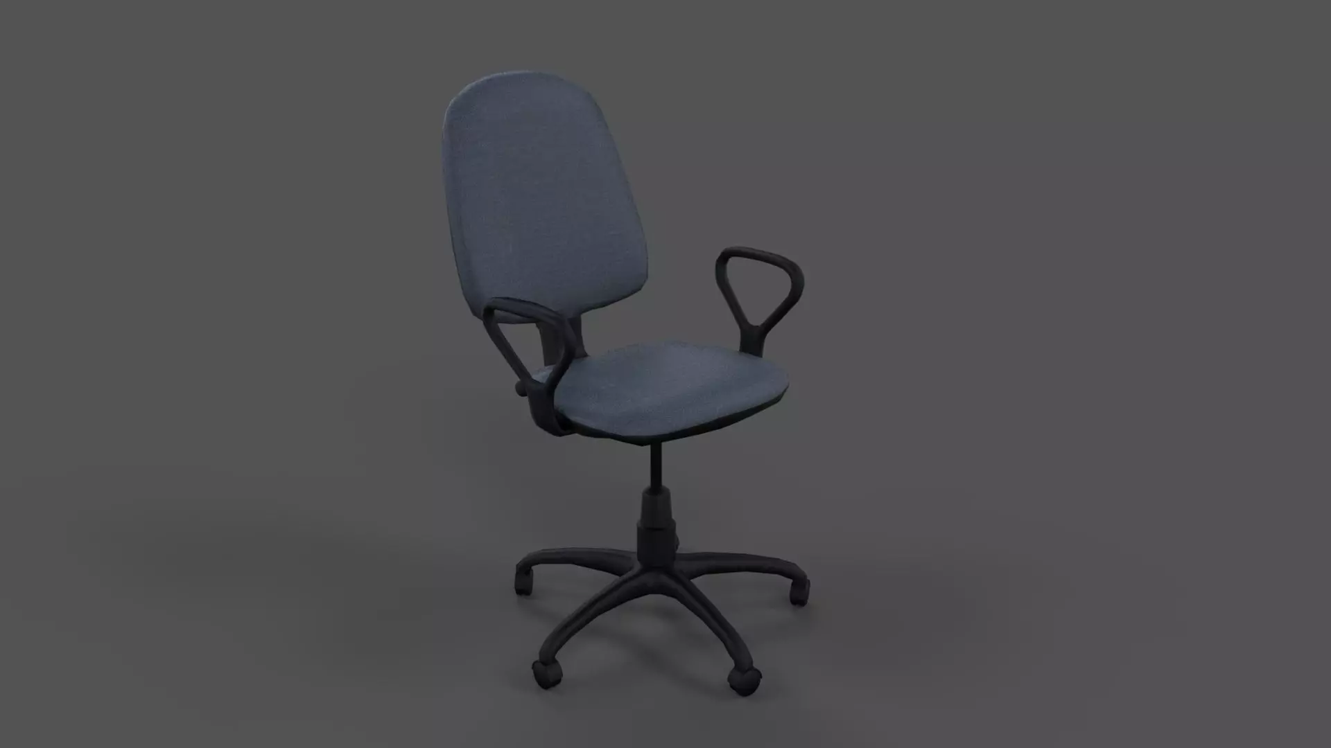 FREE Office chair with wheels 4 colors Free low-poly 3D model