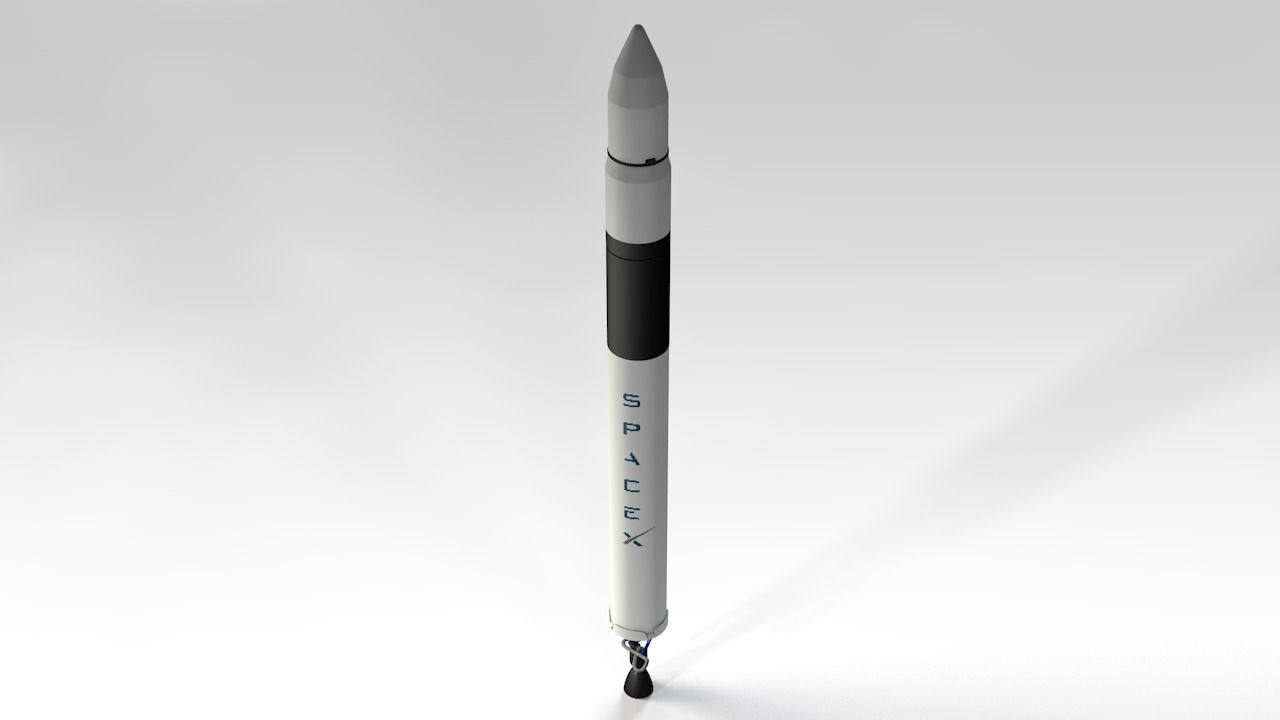 SpaceX Falcon 1 3D model