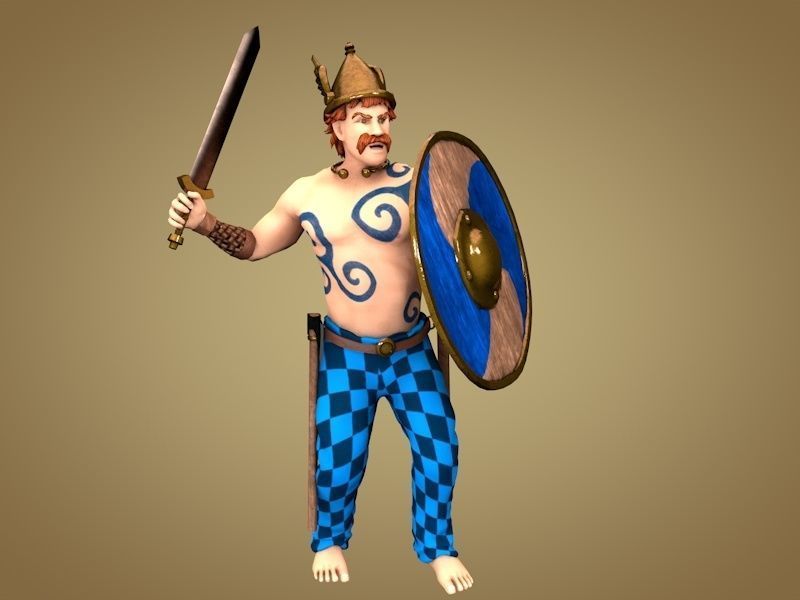 Celtic Warrior 3D model_26