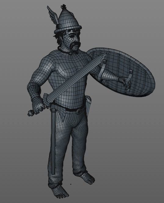 Celtic Warrior 3D model_25