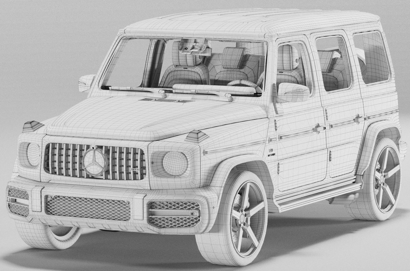 Mercedes Benz G63 AMG 2020 3D model_16