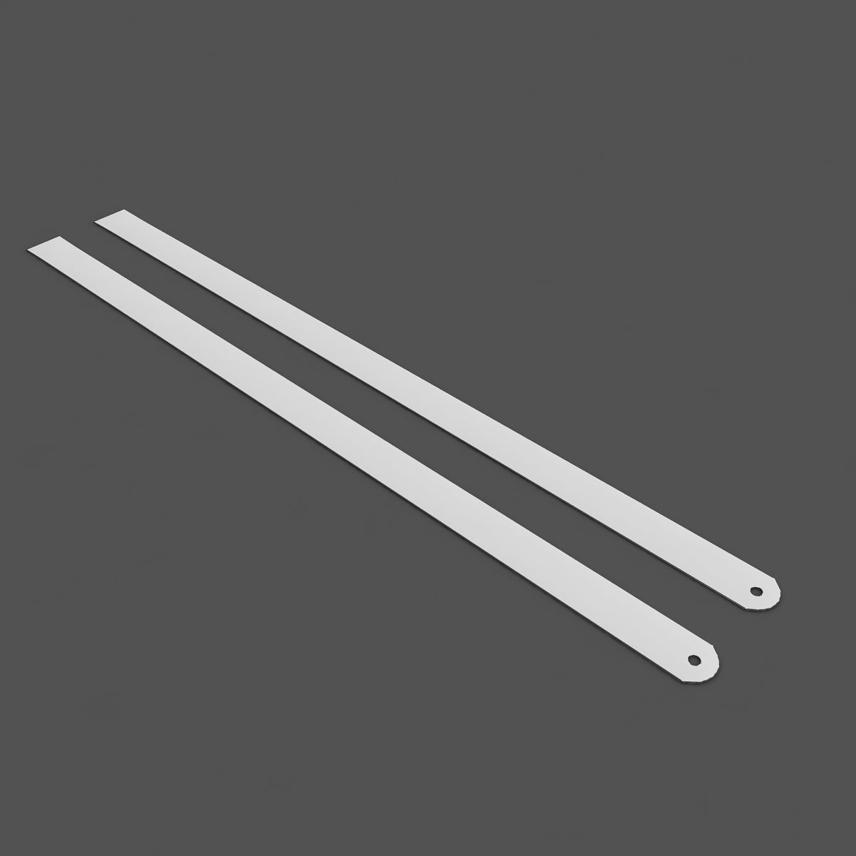 Metal Rulers 3D model_4