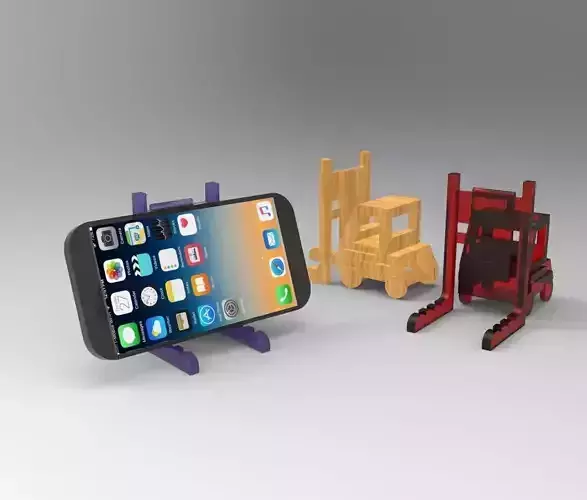 Forklift Phone Stand