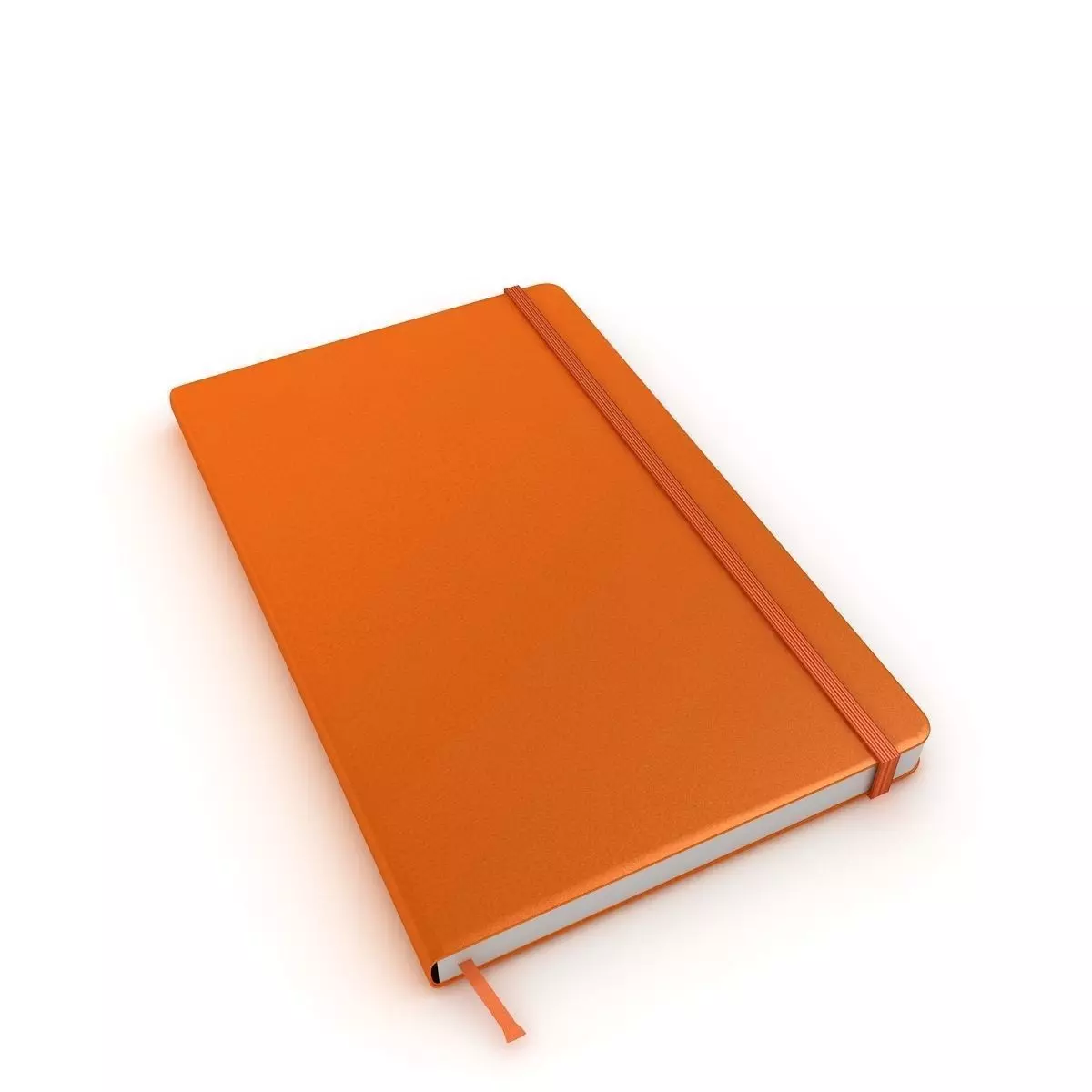 Moleskine notebook 3D model_0