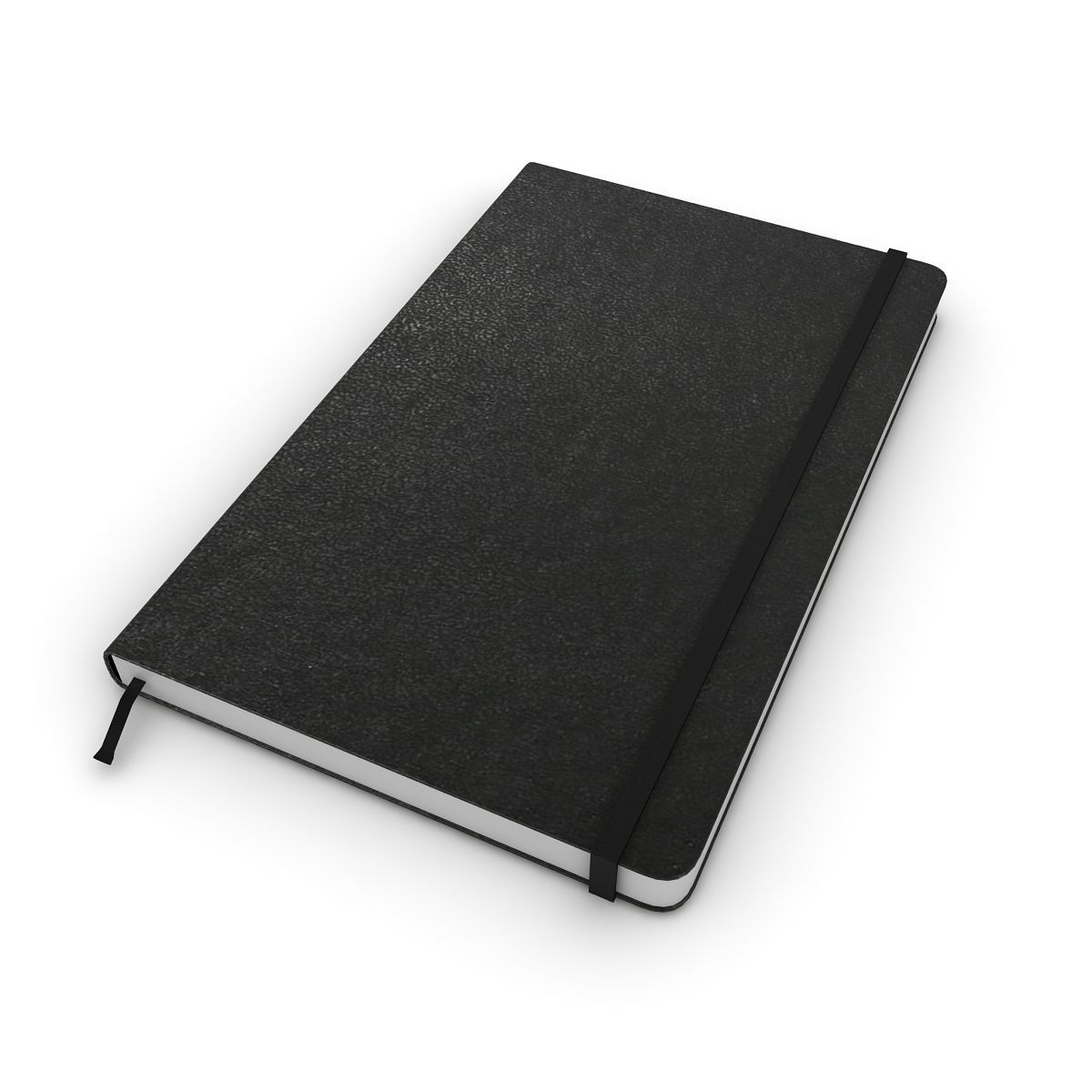 Moleskine notebook 3D model_2