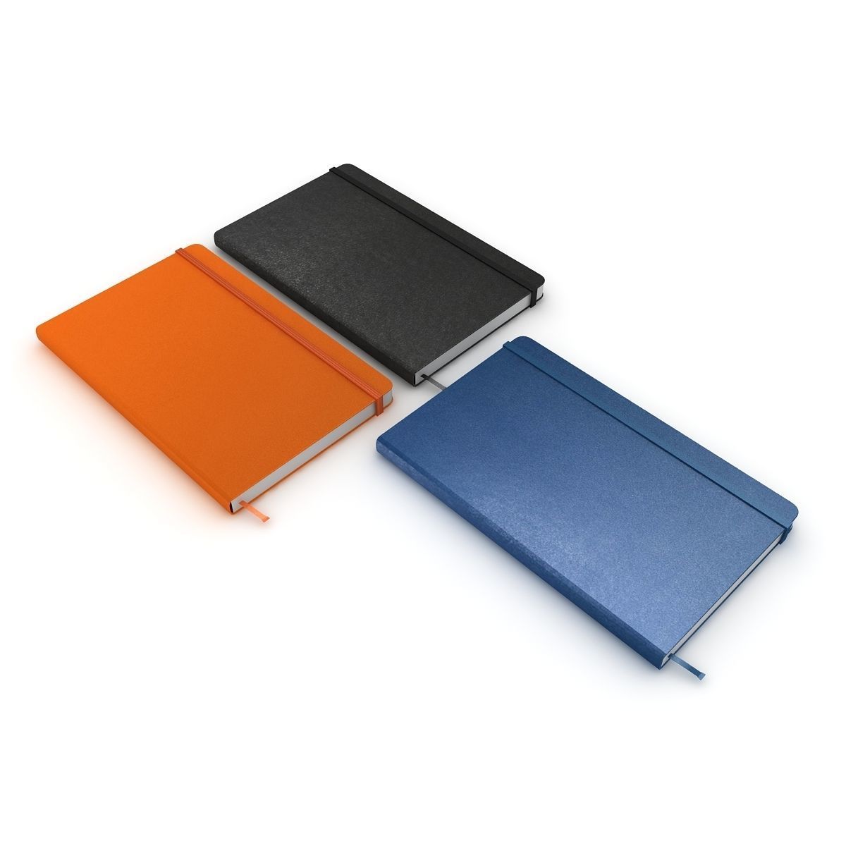 Moleskine notebook 3D model_3