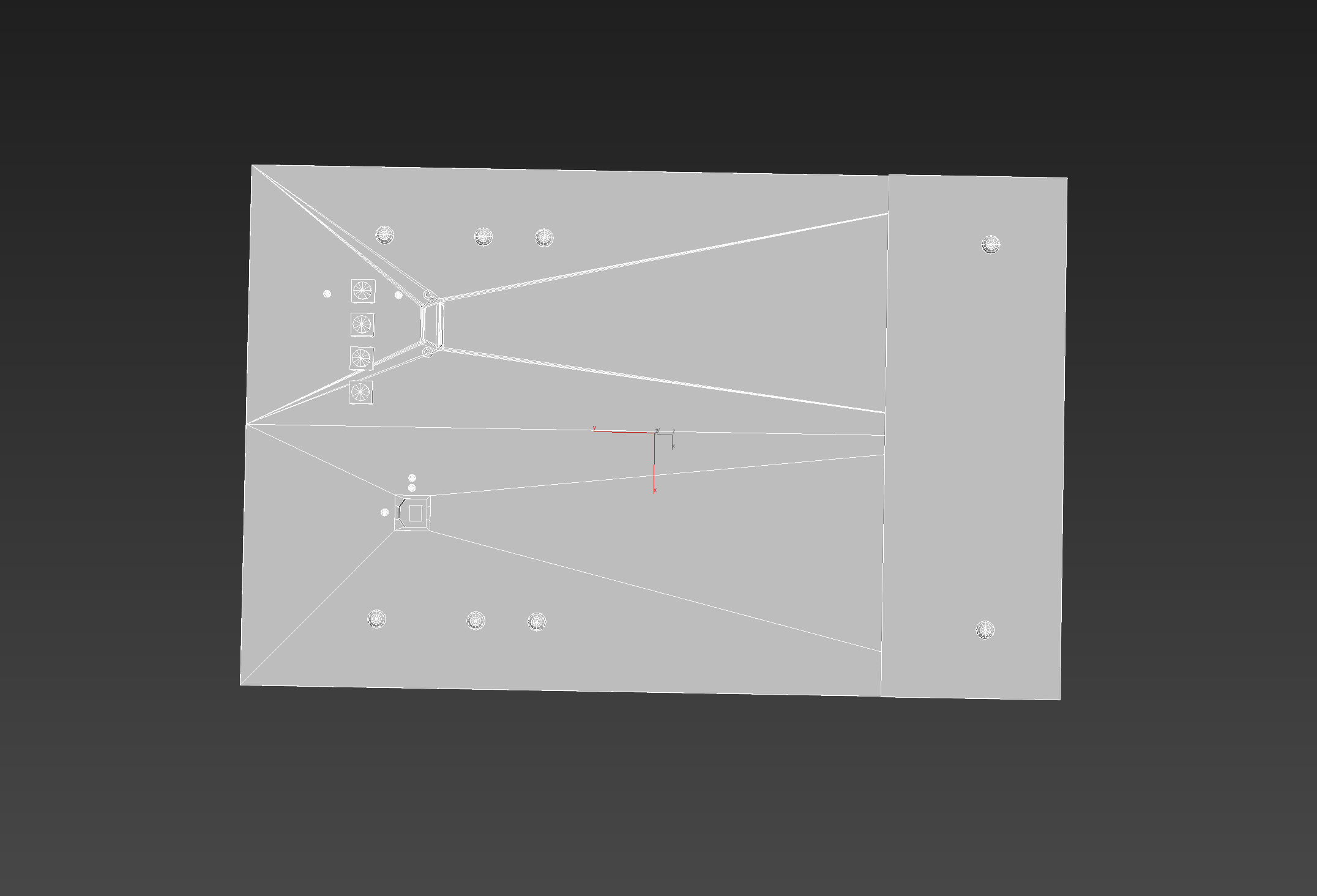 Multipurpose Control and Display Unit Low-poly 3D model_1