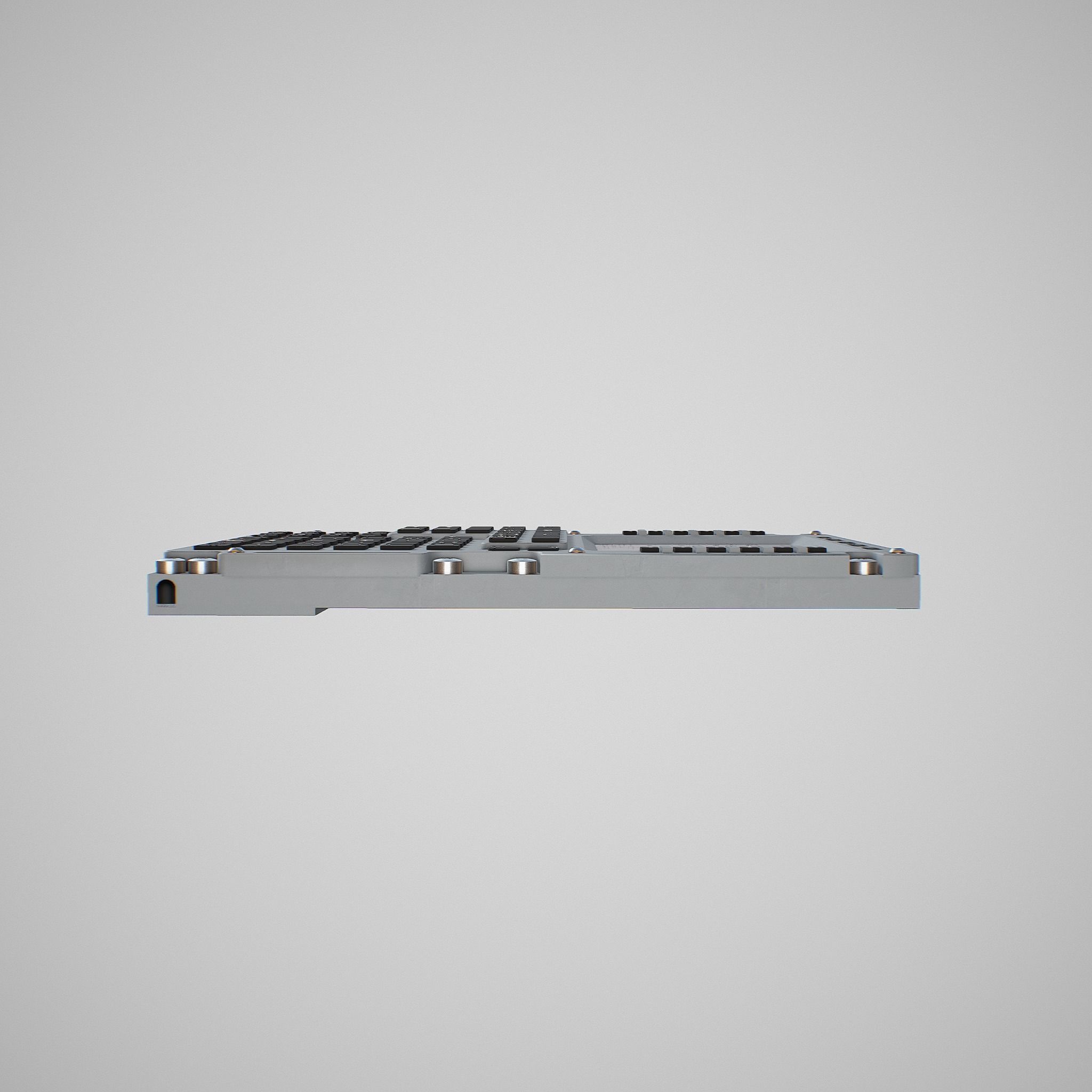 Multipurpose Control and Display Unit Low-poly 3D model_10