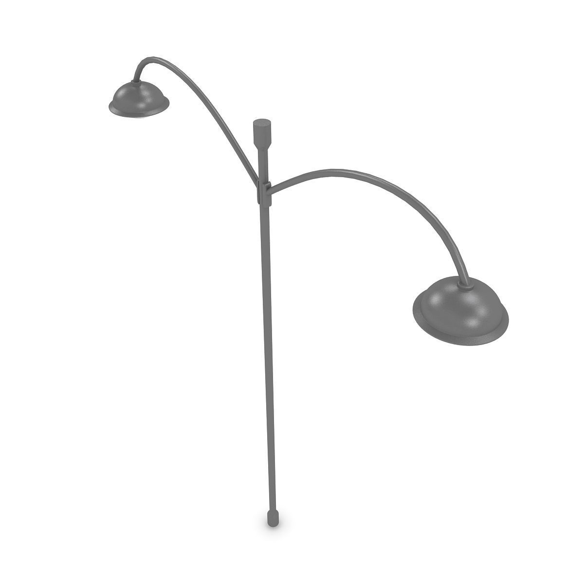 Streetlight street lamp 3D model_1