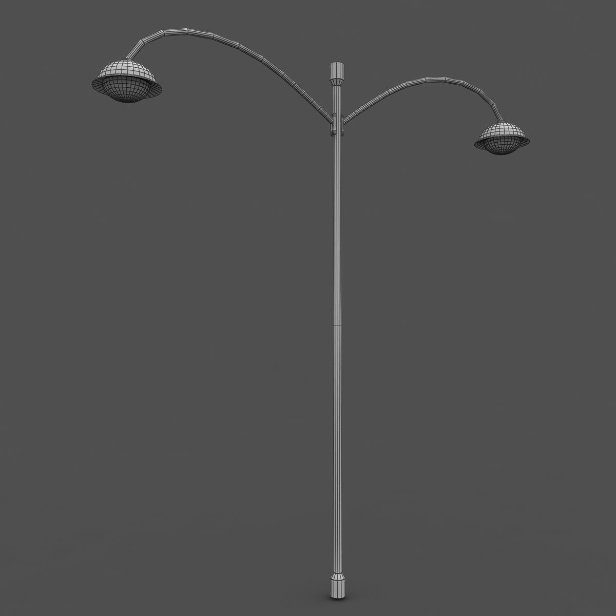 Streetlight street lamp 3D model_3