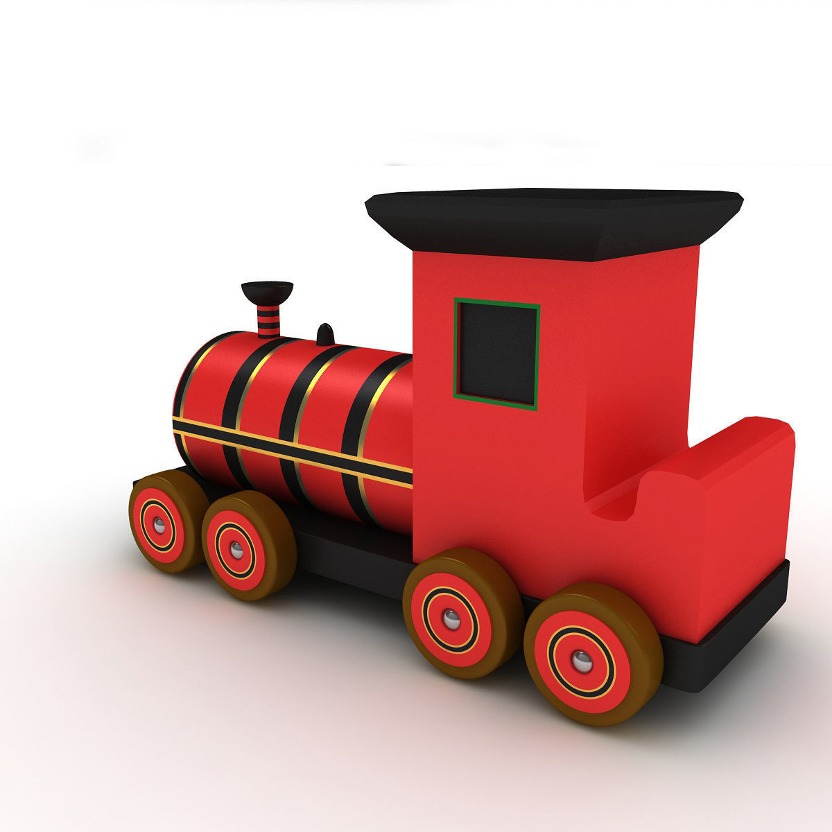 Toy Train 3D model_1