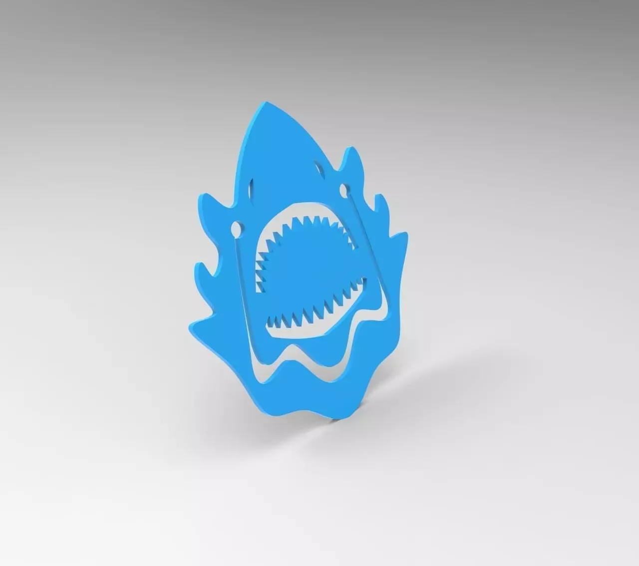 Shark Paper Clip Free 3D print model_0