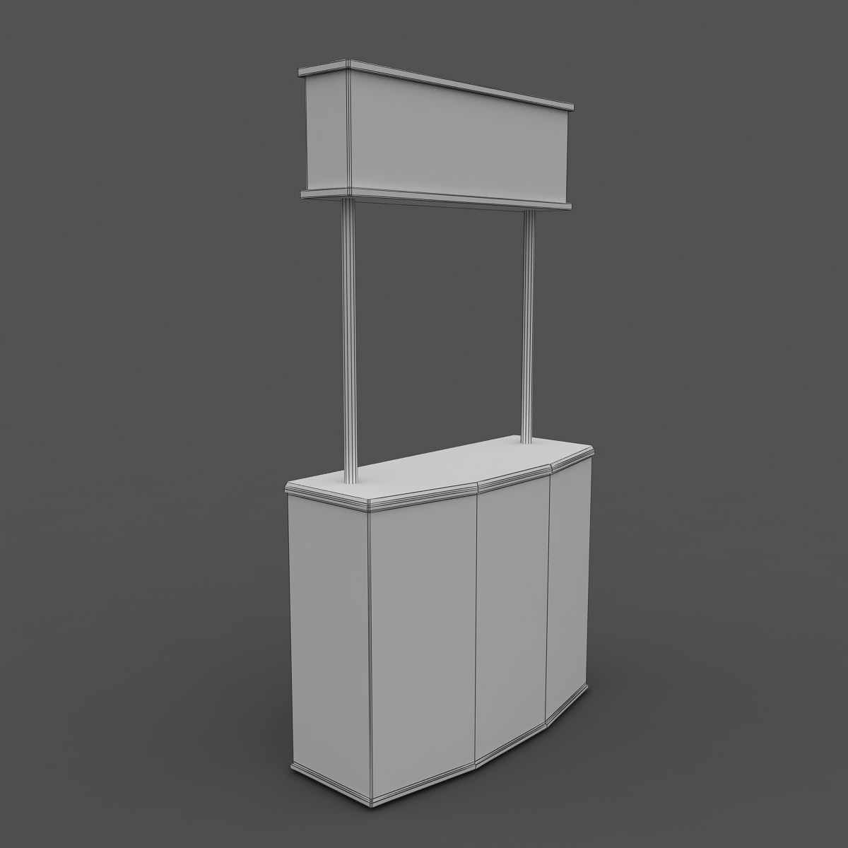 Trade Stand 3D model_3