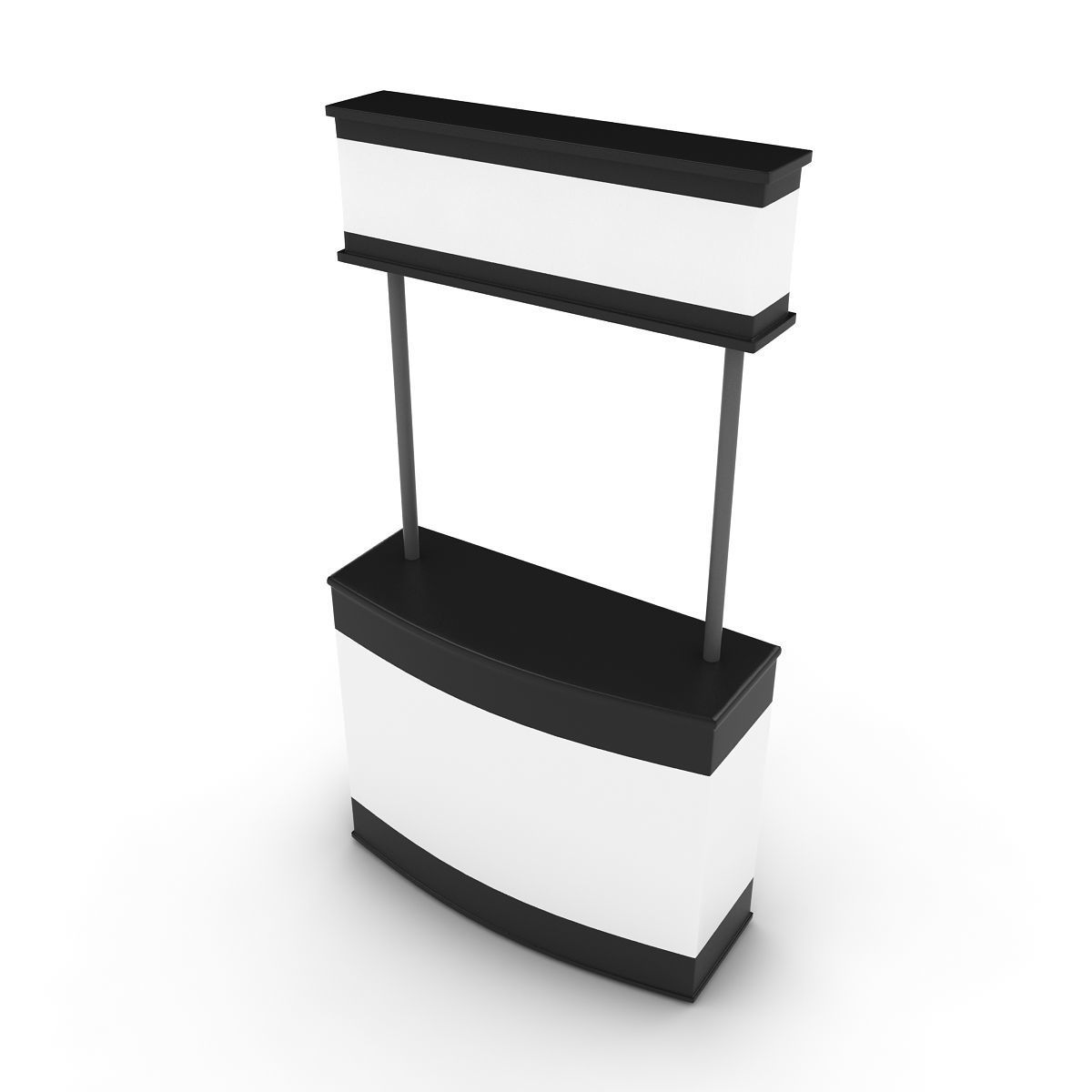 Trade Stand 3D model_2