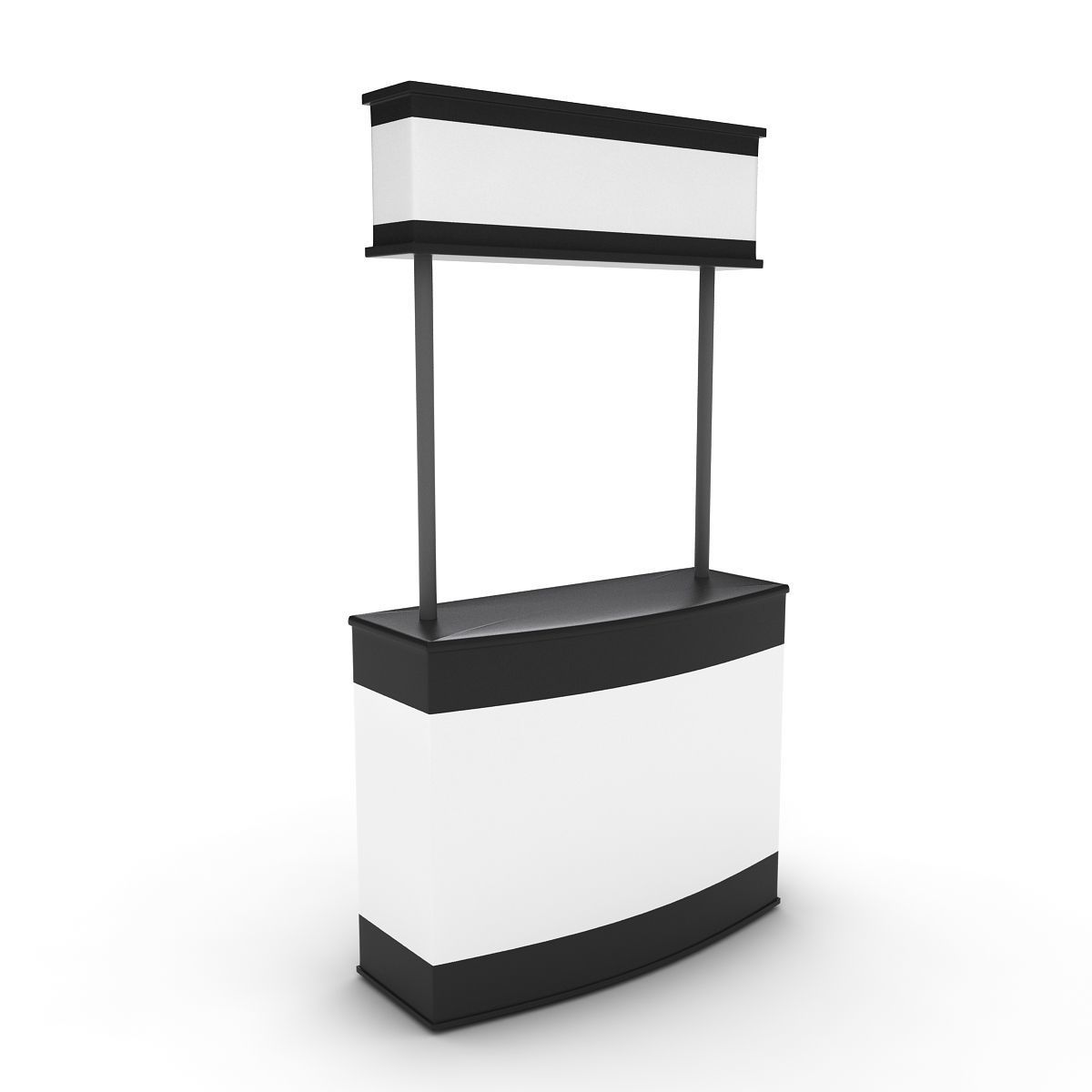 Trade Stand 3D model_1