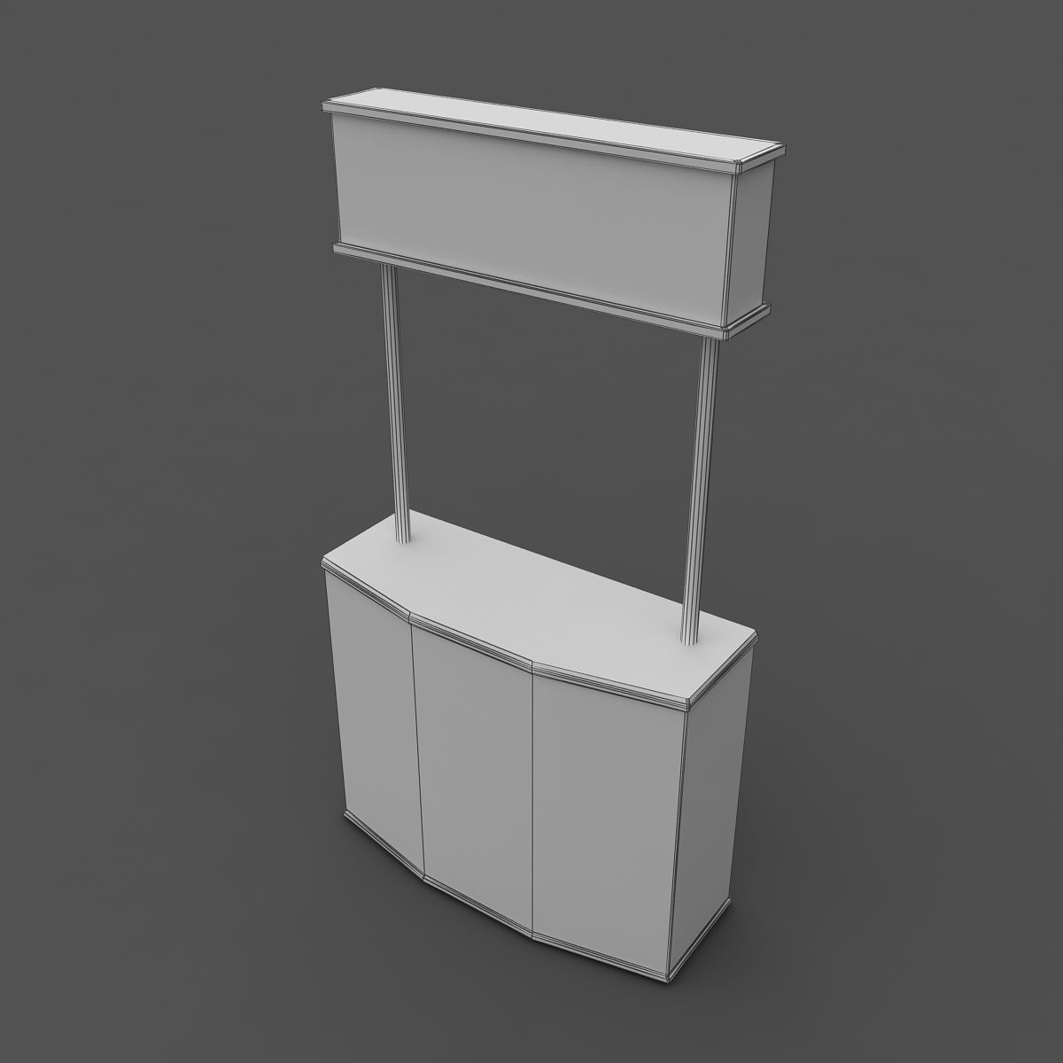 Trade Stand 3D model_4
