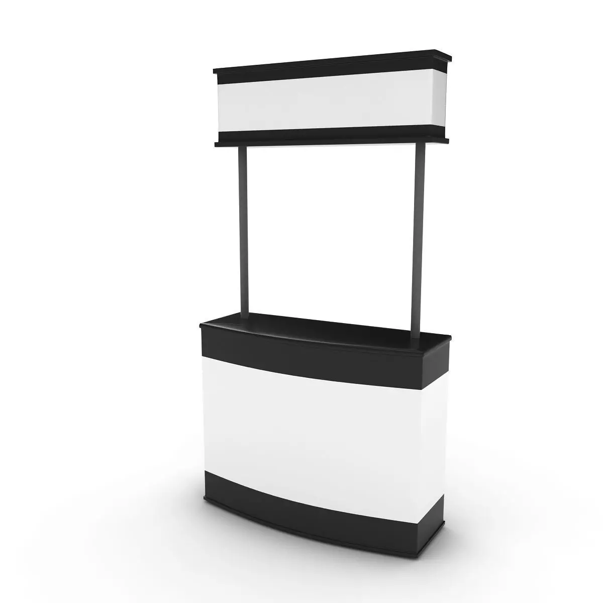 Trade Stand 3D model_0