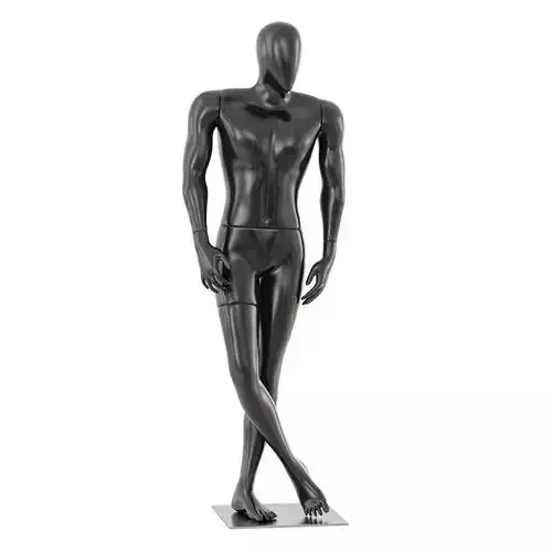 Faceless male mannequin 38 3D model