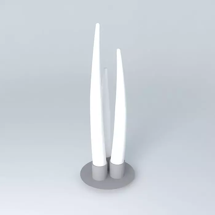 lamp with two sticks Free 3D model