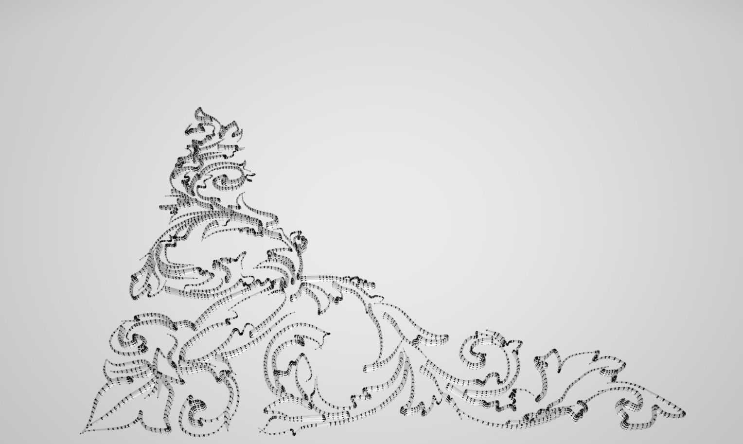 barocco ornament 3D model_4