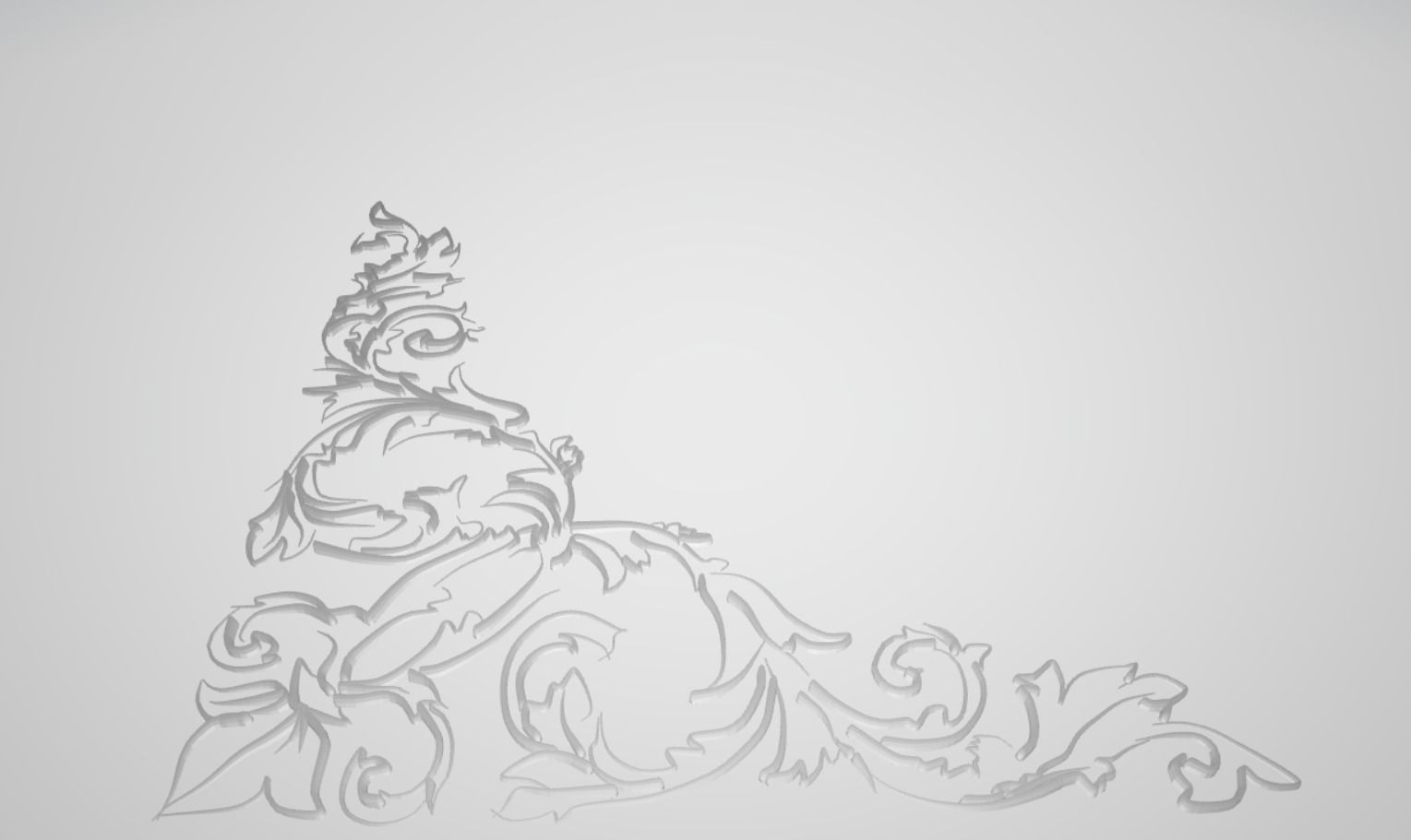 barocco ornament 3D model_5