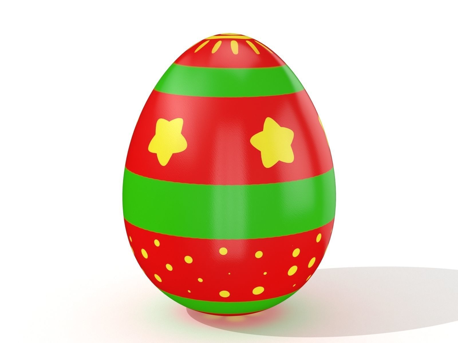 Easter eggs 11 Styles 3D Model Collection_11