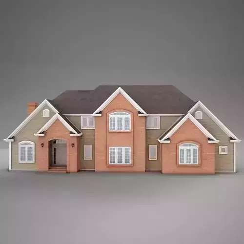 High def American Home 3D model