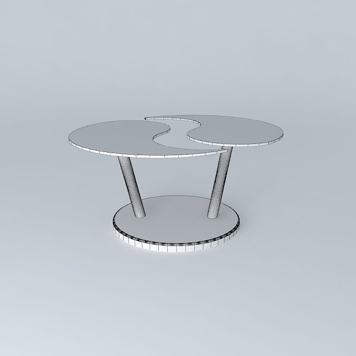 cooffe table Free 3D model_4