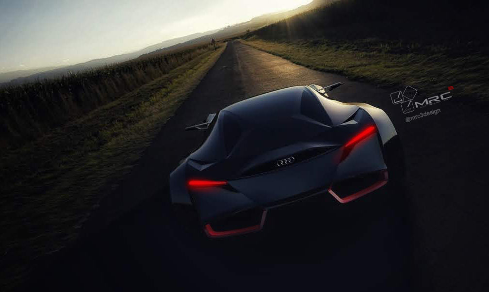 Quattro Spectre coupe version Low-poly 3D model_1