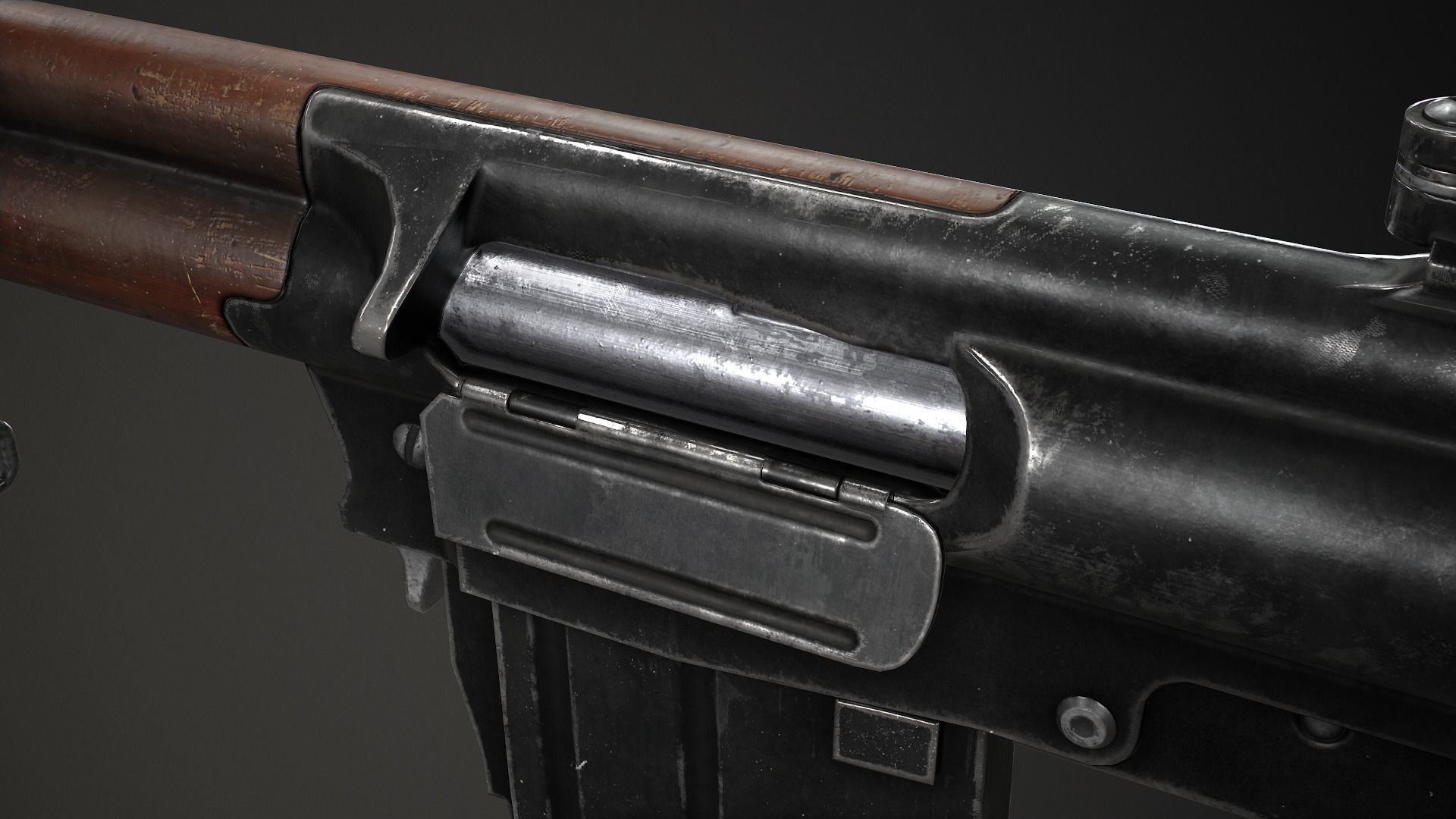 PBR British EM 2 Low-poly 3D model_9