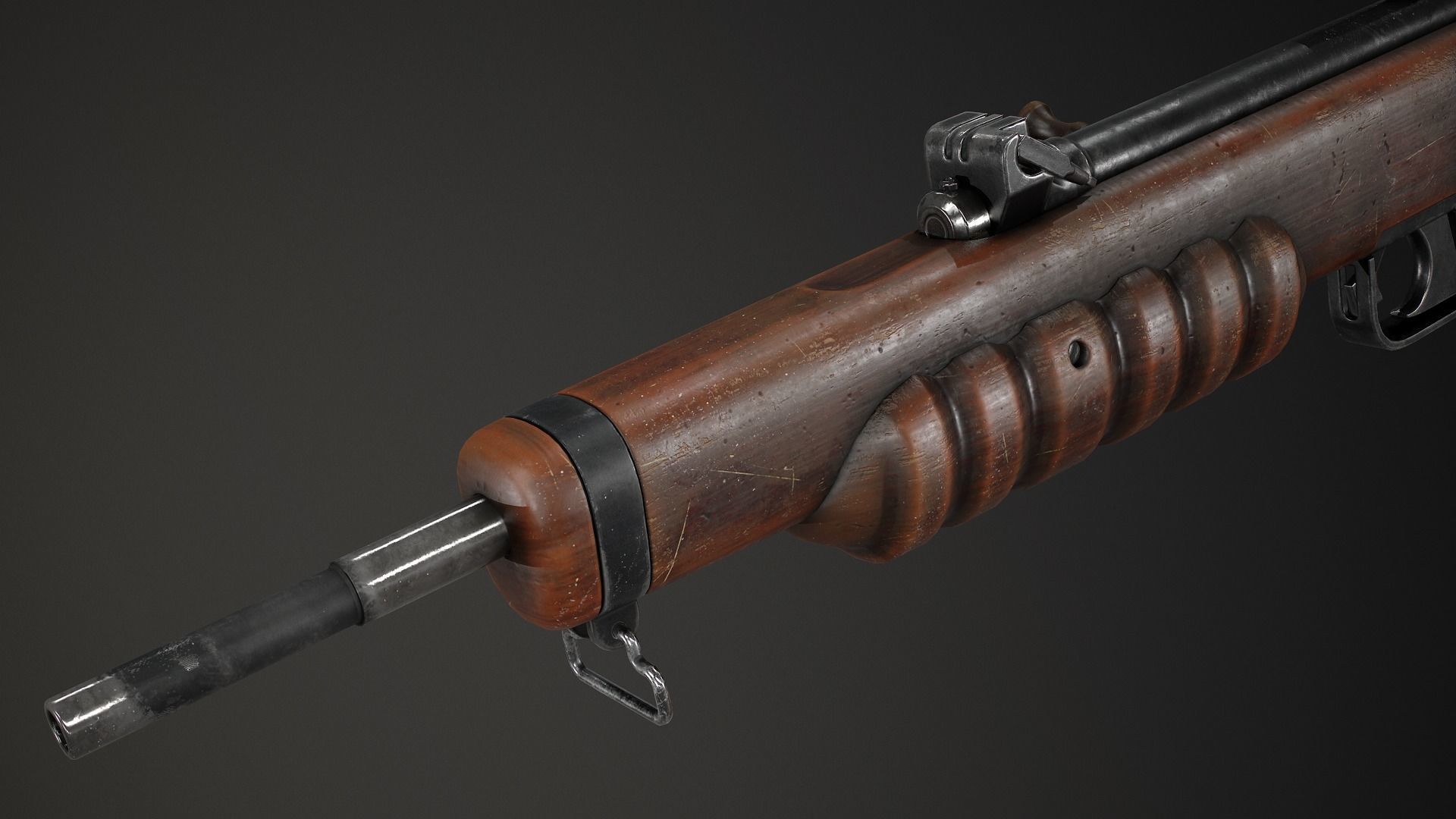 PBR British EM 2 Low-poly 3D model_4