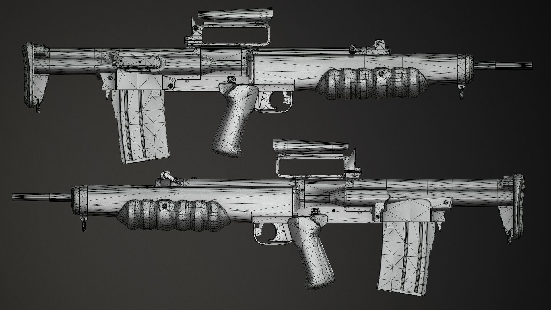 PBR British EM 2 Low-poly 3D model_17