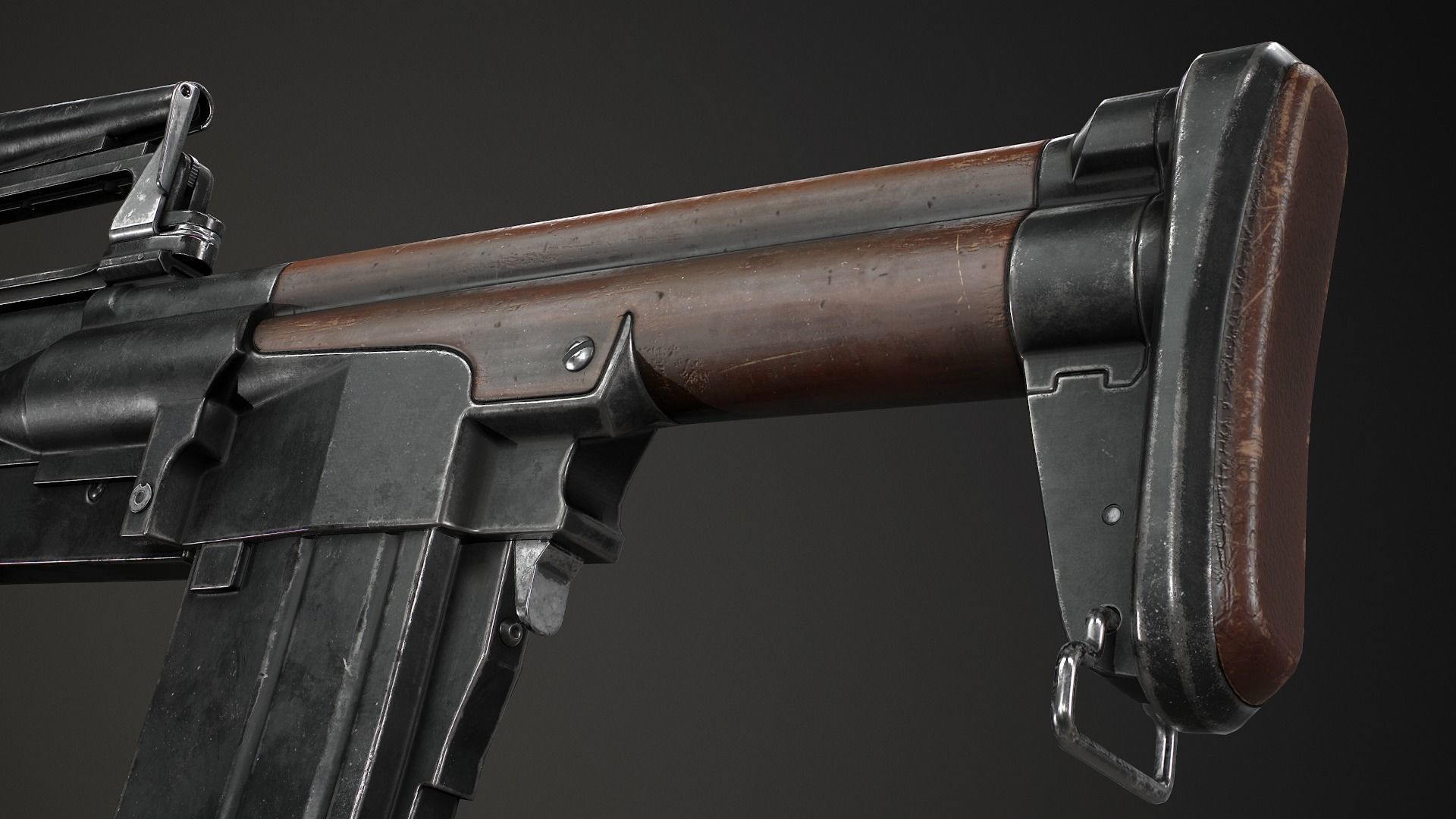 PBR British EM 2 Low-poly 3D model_5