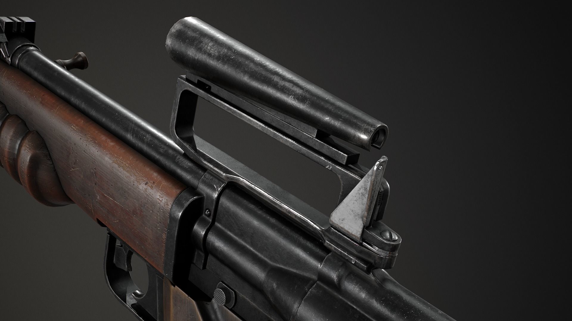 PBR British EM 2 Low-poly 3D model_3