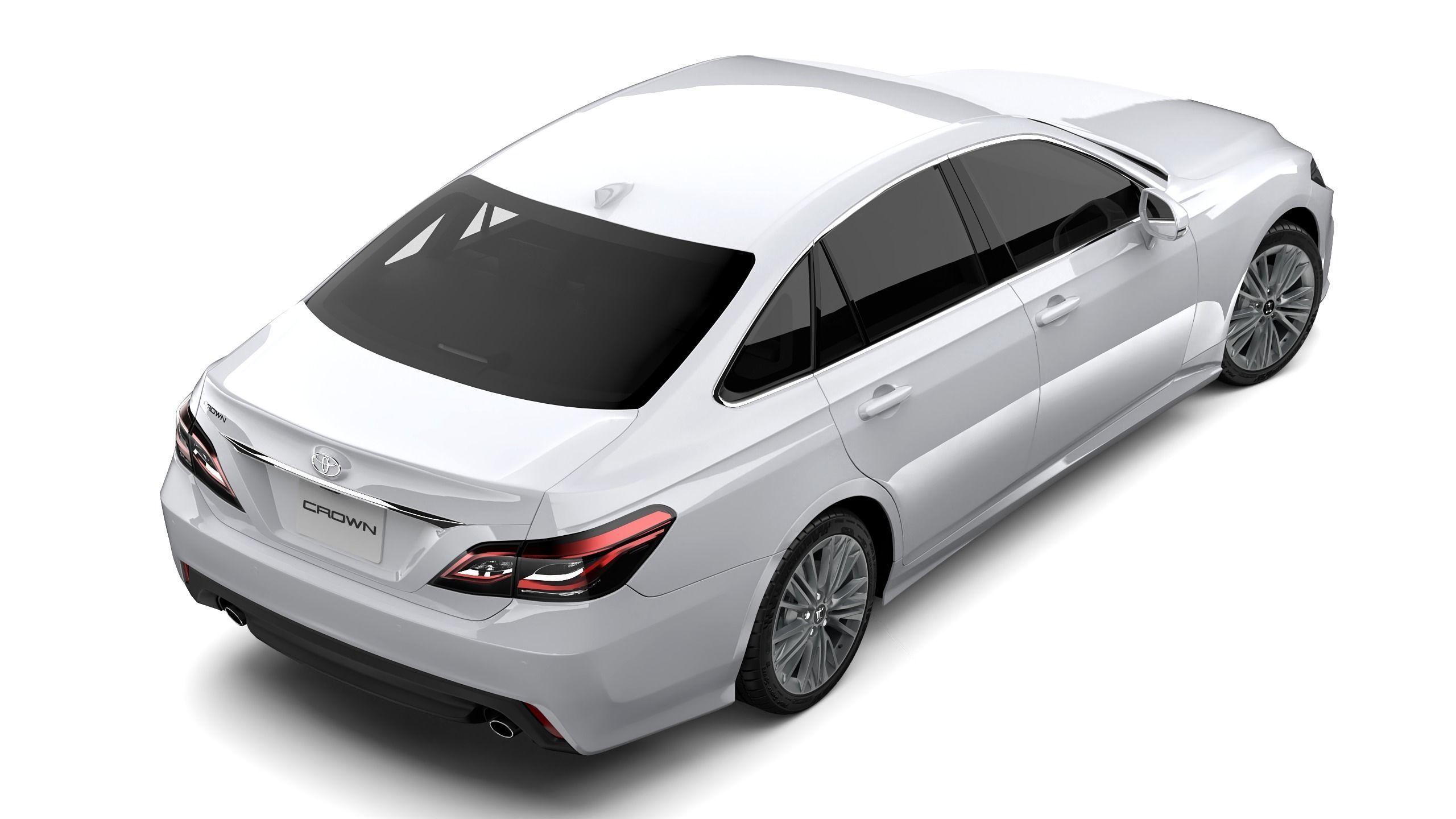 Toyota Crown 2019 3D model_2