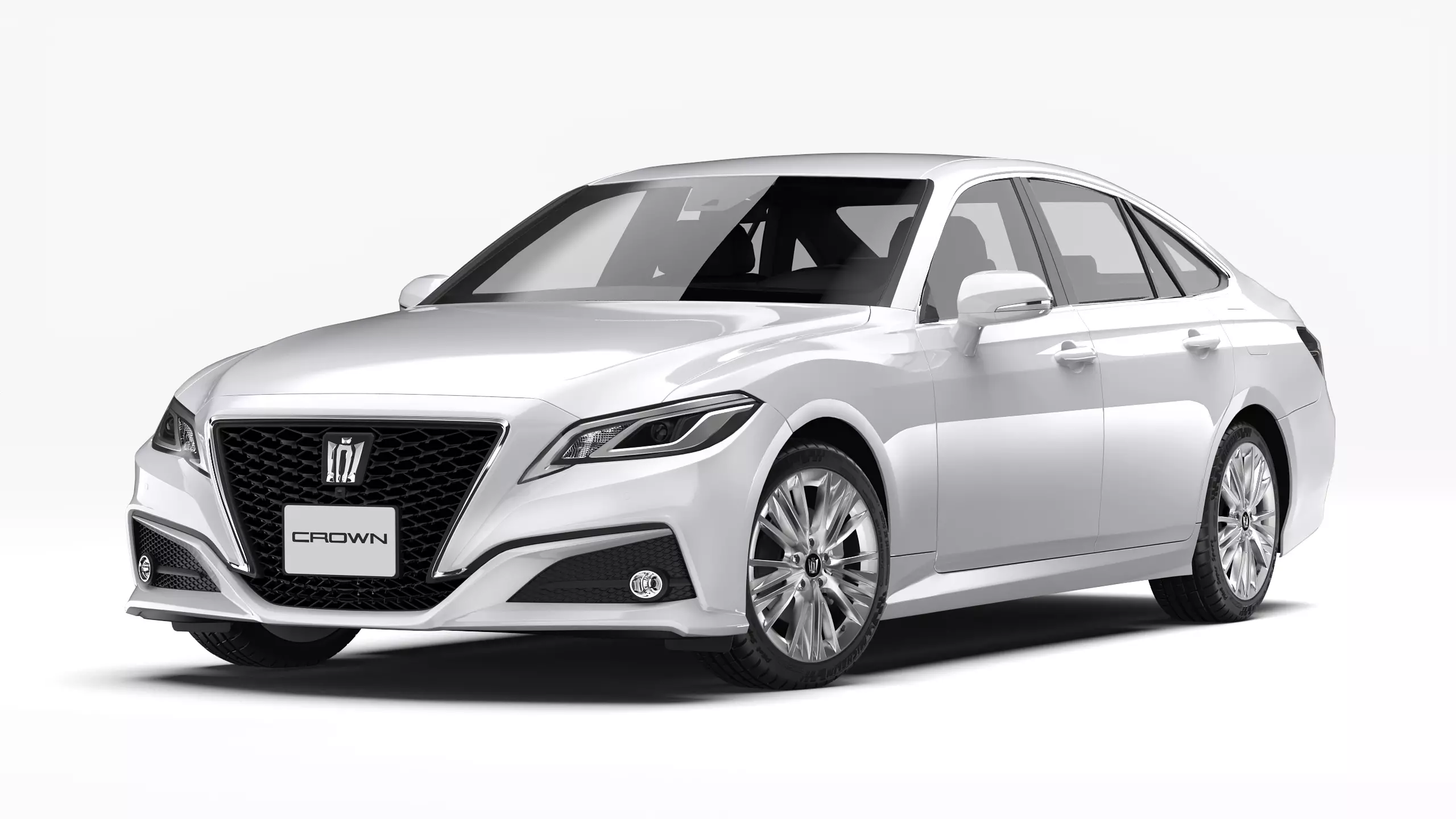 Toyota Crown 2019 3D model_0
