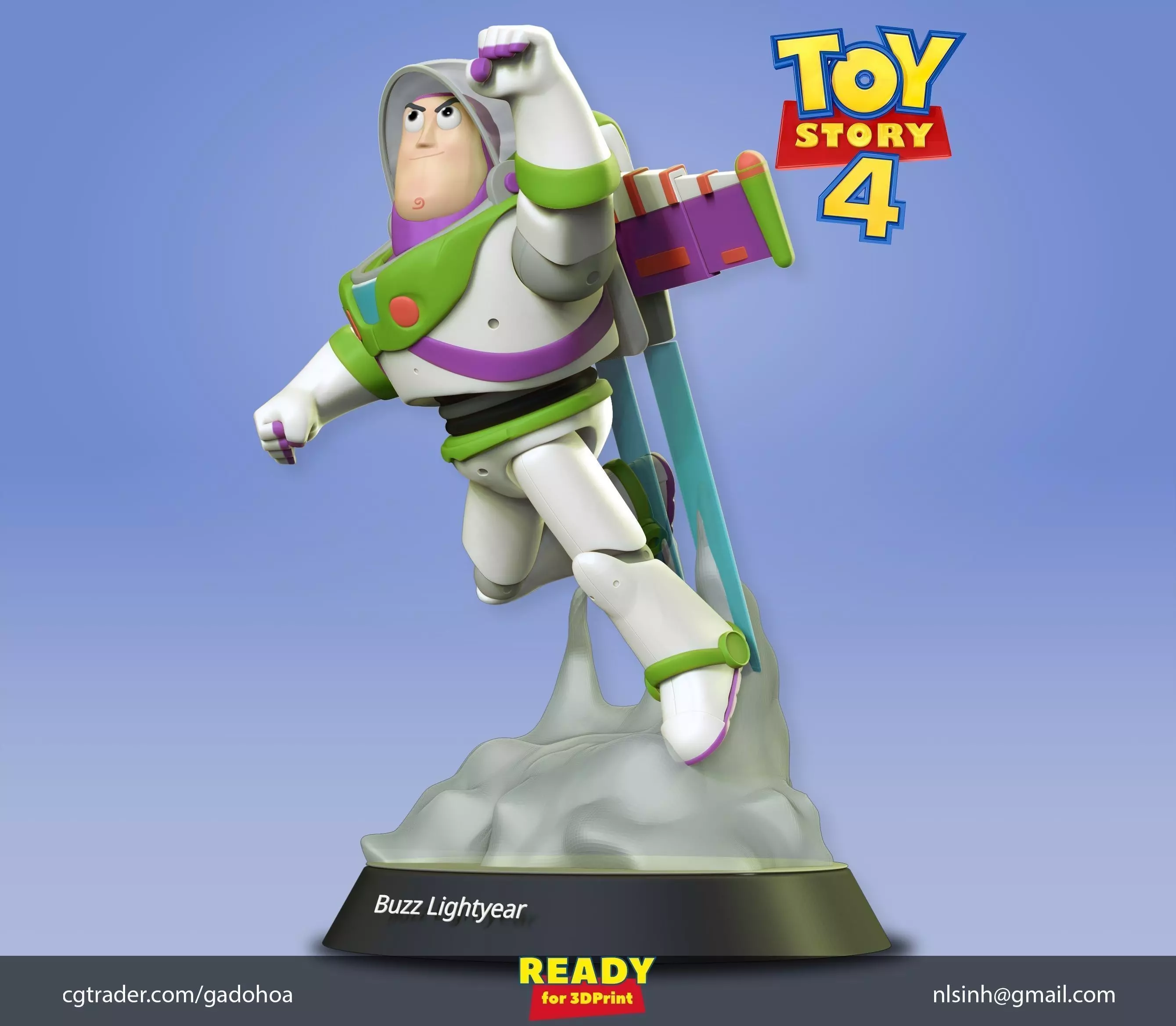 Buzz Lightyear 3D print model_0