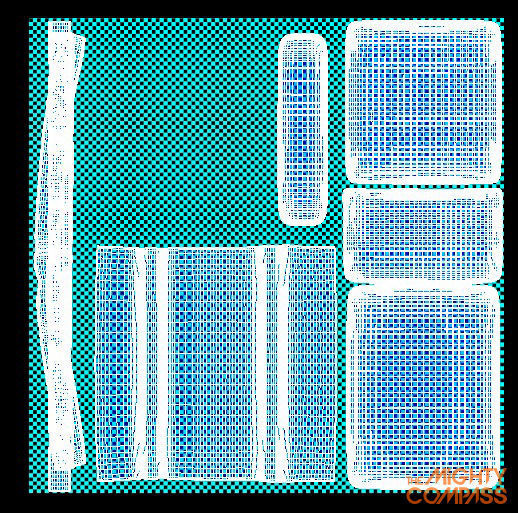 High Quality - Sofa and Pillow 3D model_13