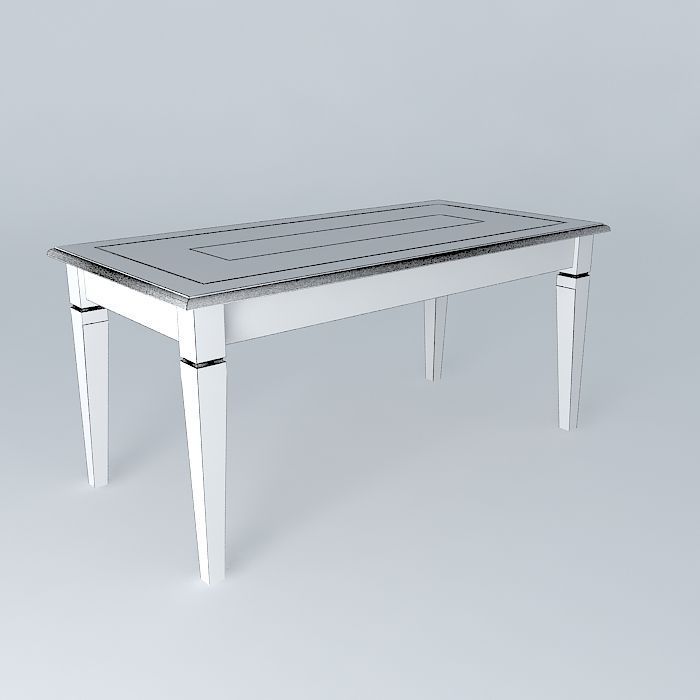 coffee table Free 3D model_4