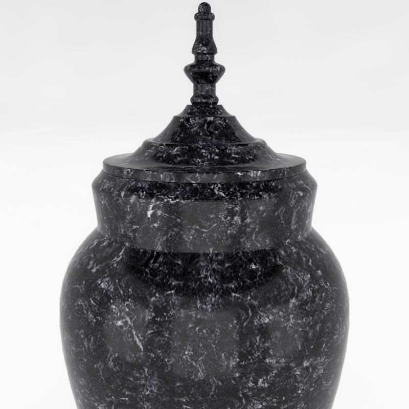 HD Cremation Urn I 3D model_4