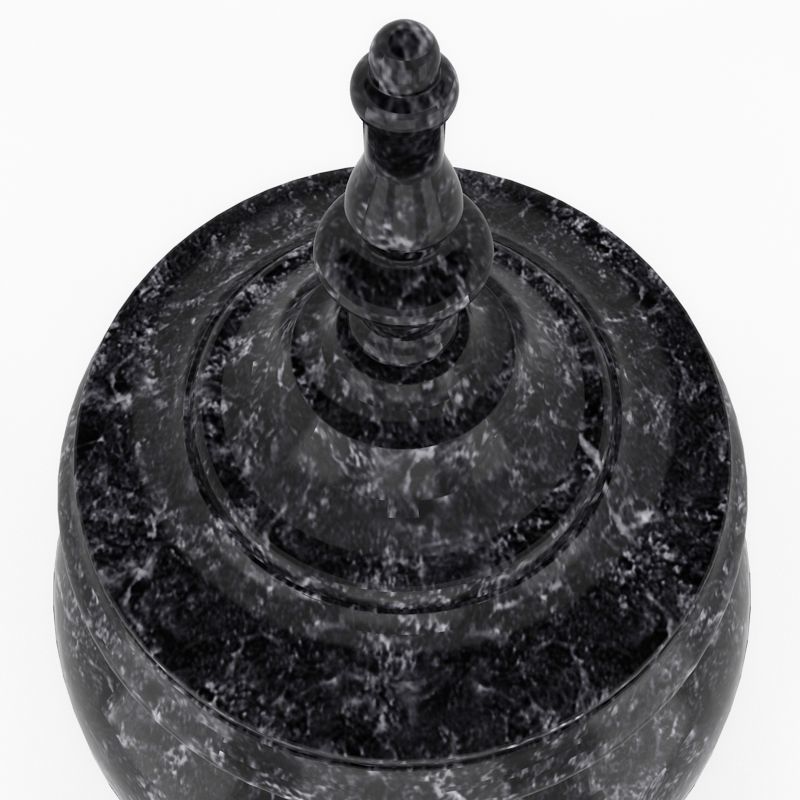 HD Cremation Urn I 3D model_8