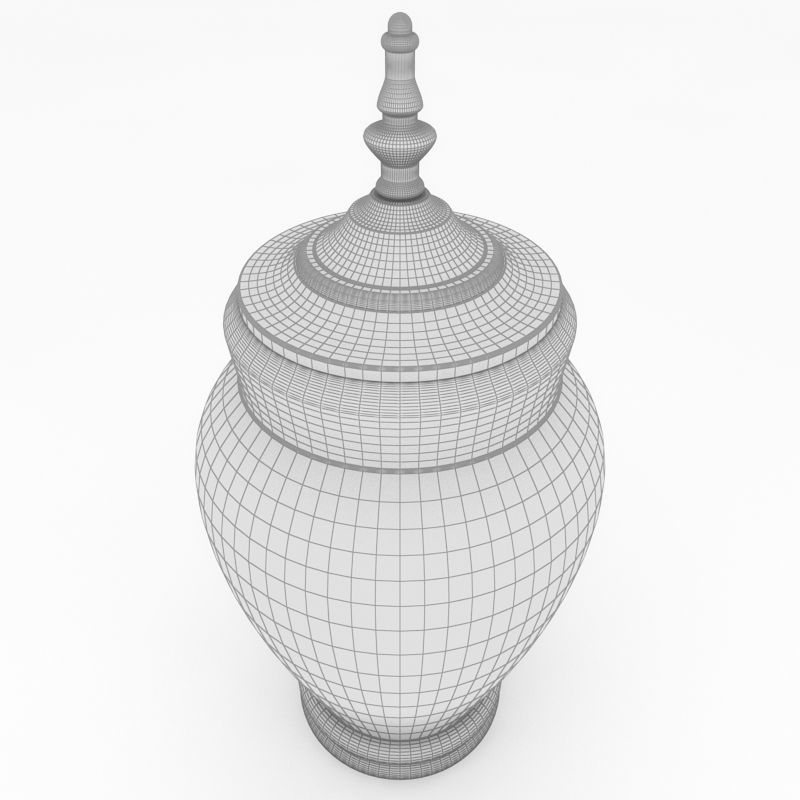 HD Cremation Urn I 3D model_3